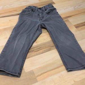 Toddler boy gray jeans
